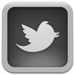 Twitter For Mac Grey Icon 256x256 png